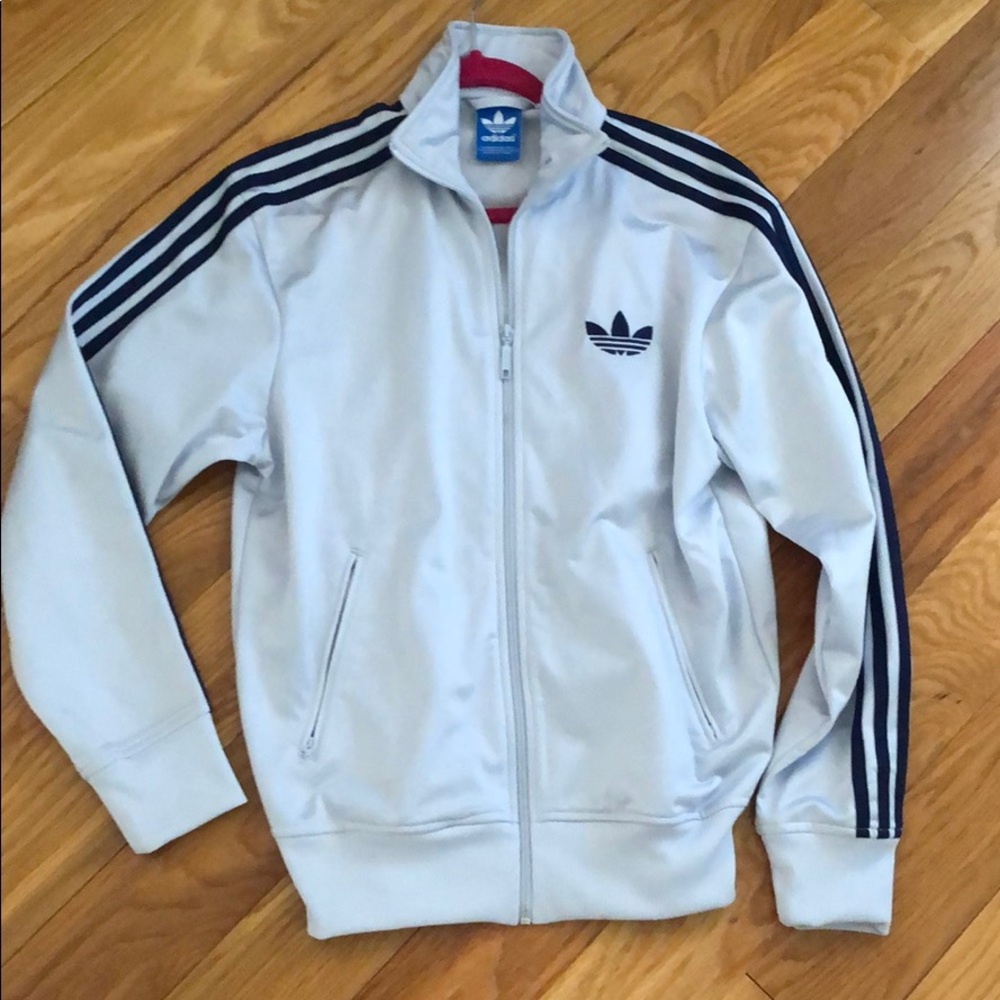 Adidas Men's White Track Jacket